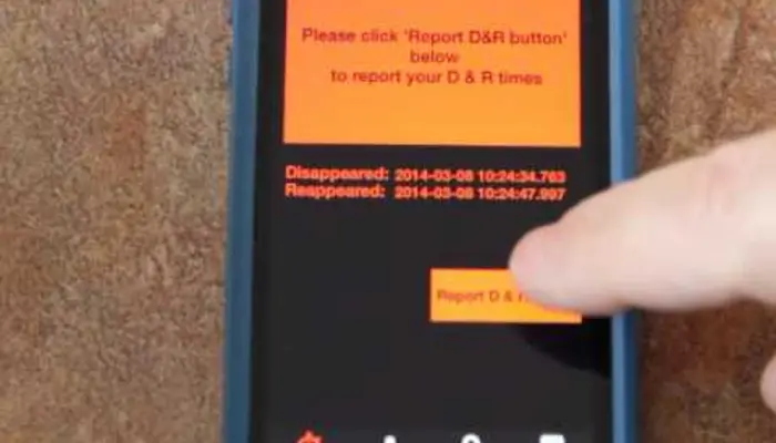 Mobile occultation timing interface